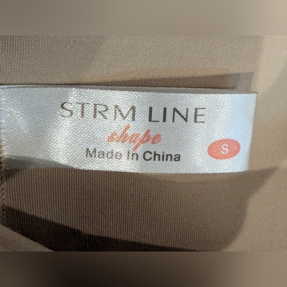 STRM LINE Firm Control nude Bonded Leg Hi Waist Shaping Brief Panty Womens Sz S - Picture 7 of 8